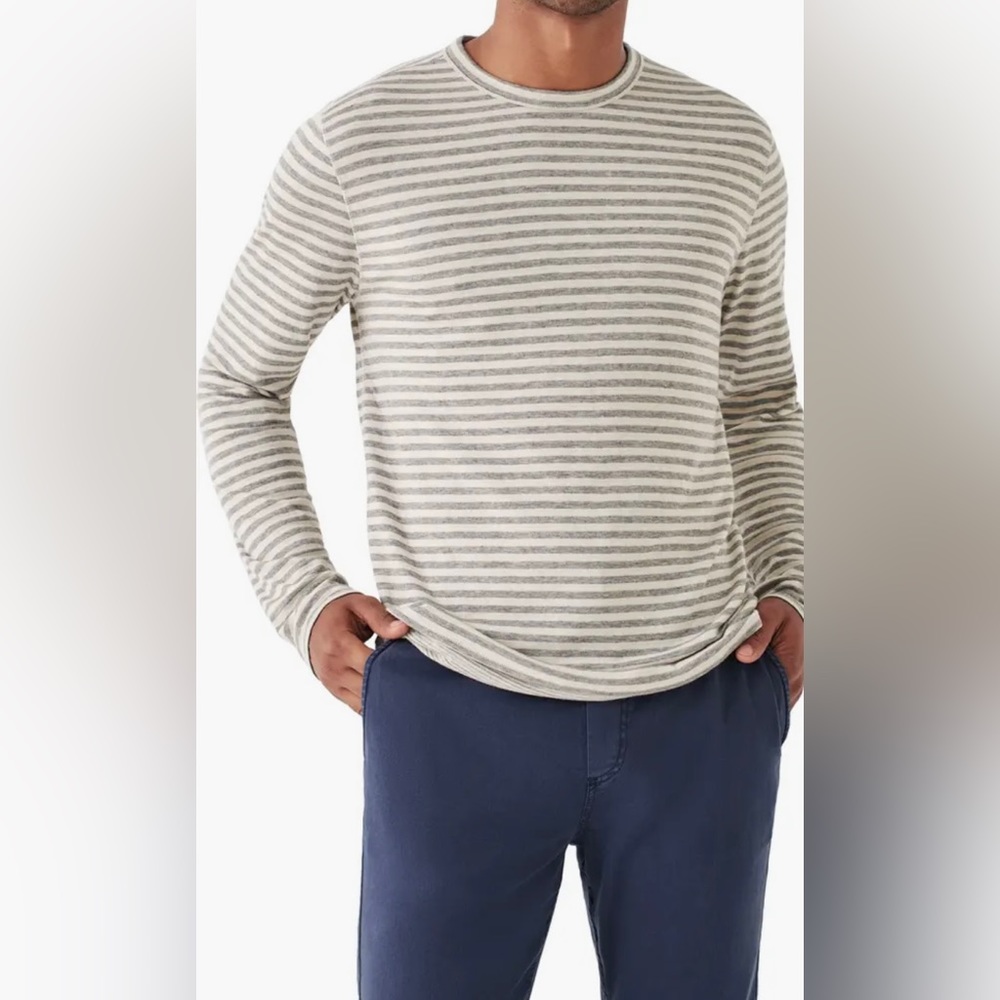 - Faherty Cloud Long Sleeve Reversible Tee. New - image 1